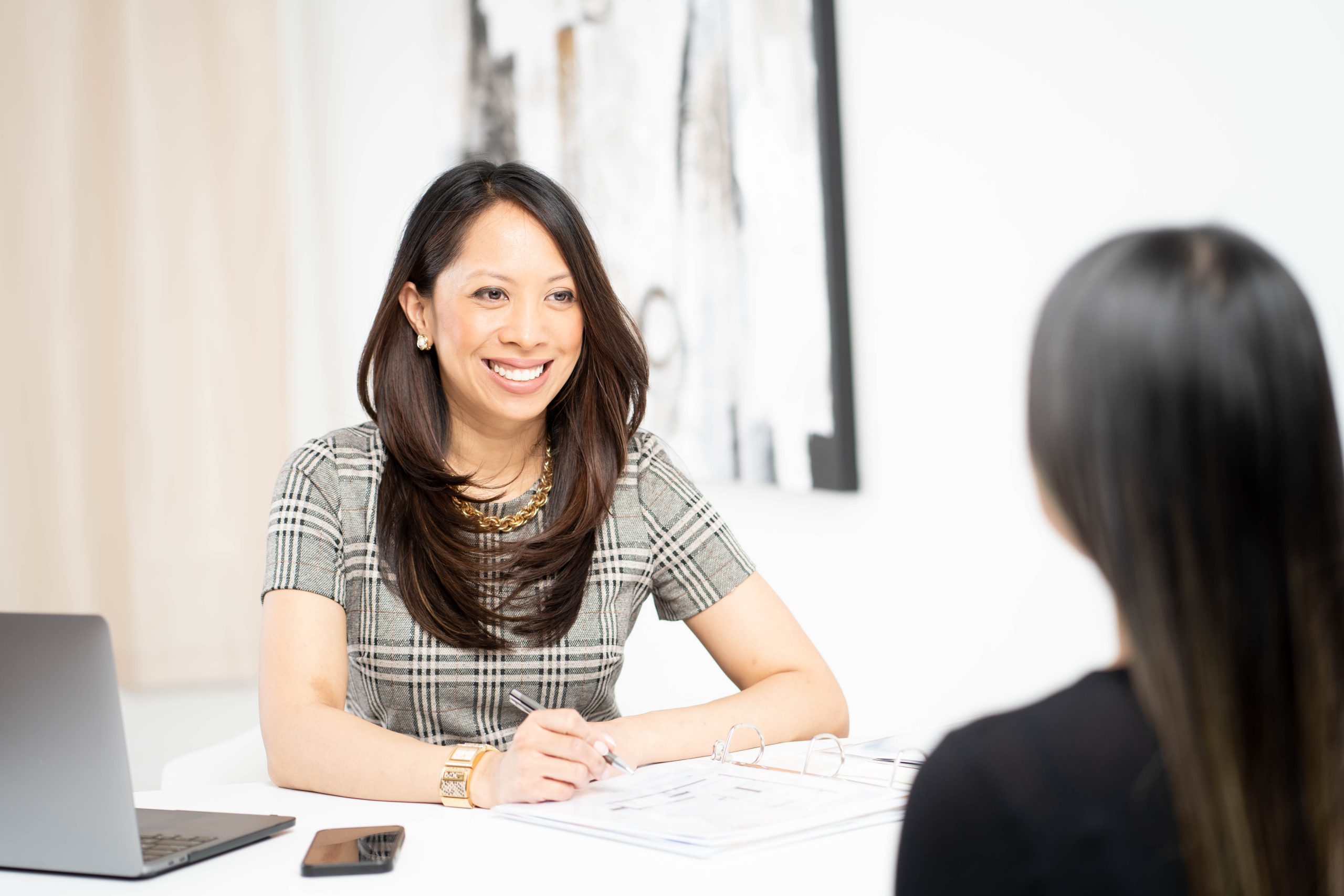 Lorraine Galura Helping A Buyer Locate A Condo